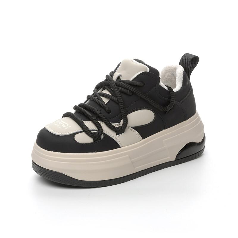 

Кроссовки для образа жизни Женские низкие Nrdrofficial, цвет Black Fleece-lined