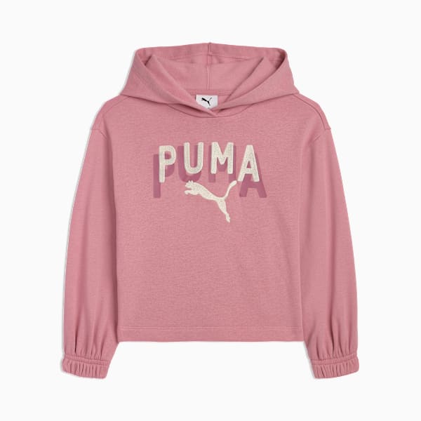 

Детская флисовая толстовка с капюшоном Class Pack Puma, розовый