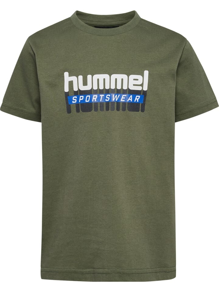

Футболка Hummel T-Shirt S/S Hmltukas Kinder, цвет DUSTY OLIVE
