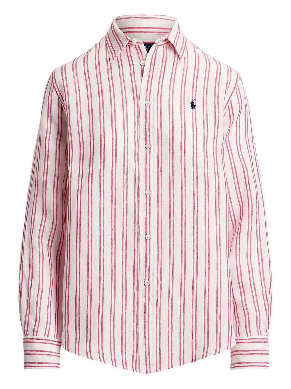 

Полосатая рубашка на пуговицах POLO RALPH LAUREN, белый