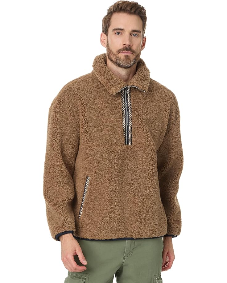 

Свитер UGG Tasman Uggfluff Half Zip, цвет Chestnut