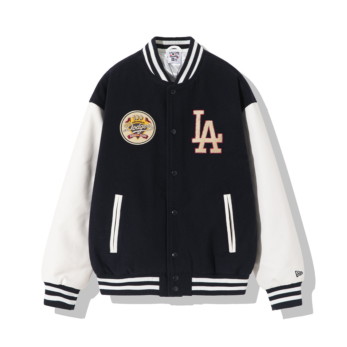 

New Era Бейсбольная куртка MLB унисекс темно-синяя, Navy Blue