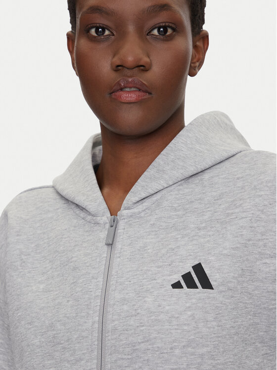 Толстовка обычного кроя Future Icons 3-Stripes JE0172 Adidas, серый — фото 4