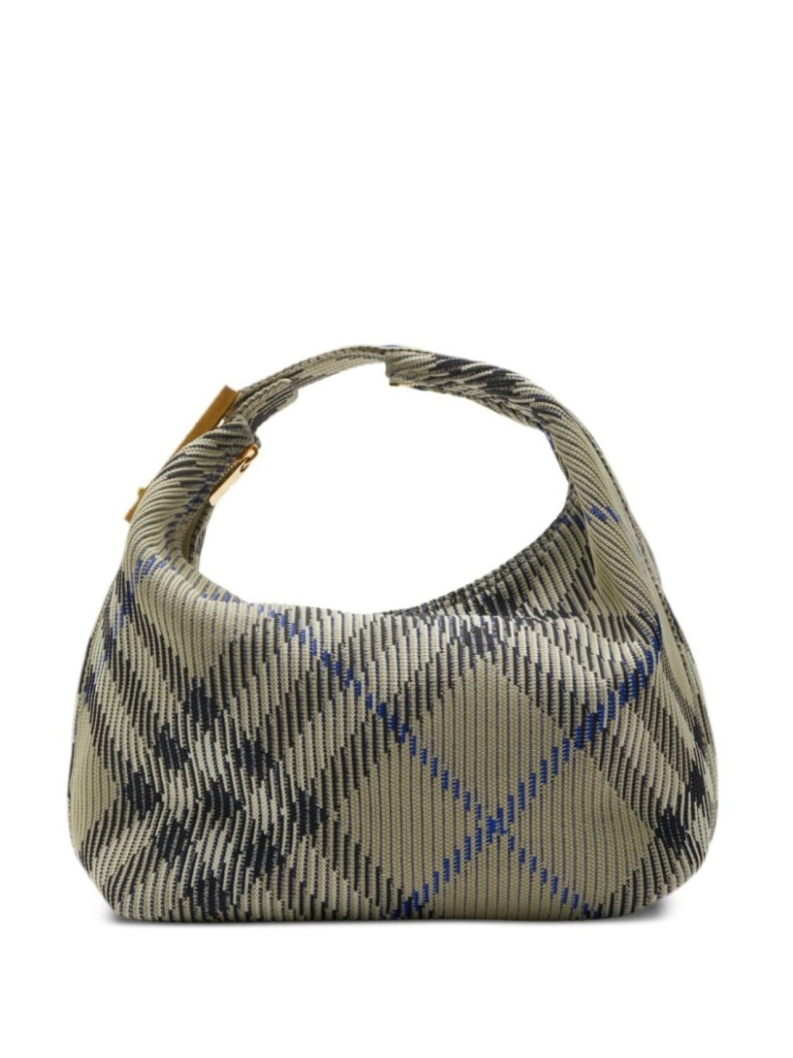 

Сумка-тоут Burberry Peg Check среднего размера, нейтральный цвет