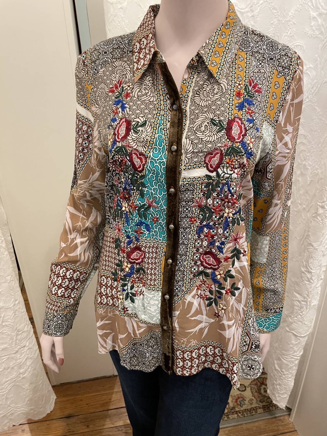

Блузка разноцветная Aratta, мультиколор