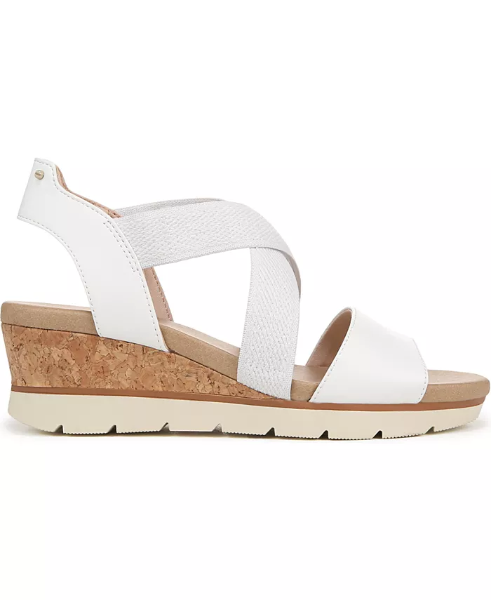Женские босоножки Just Cute на платформе с ремешками Dr. Scholl's, белый — фото 2