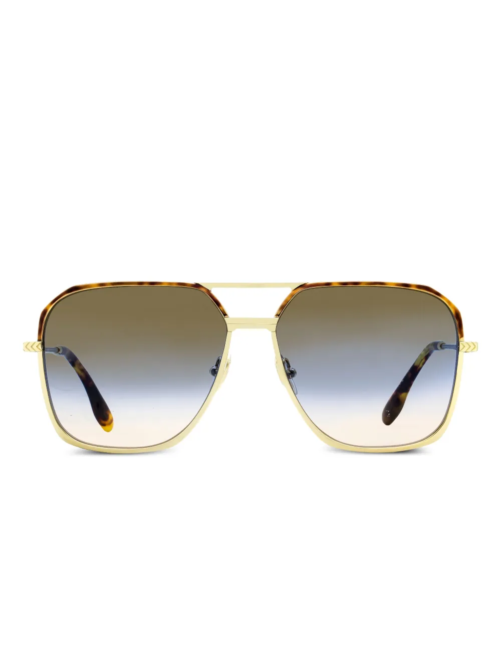

Солнцезащитные очки VB 212S в квадратной оправе Victoria Beckham Eyewear, золотой