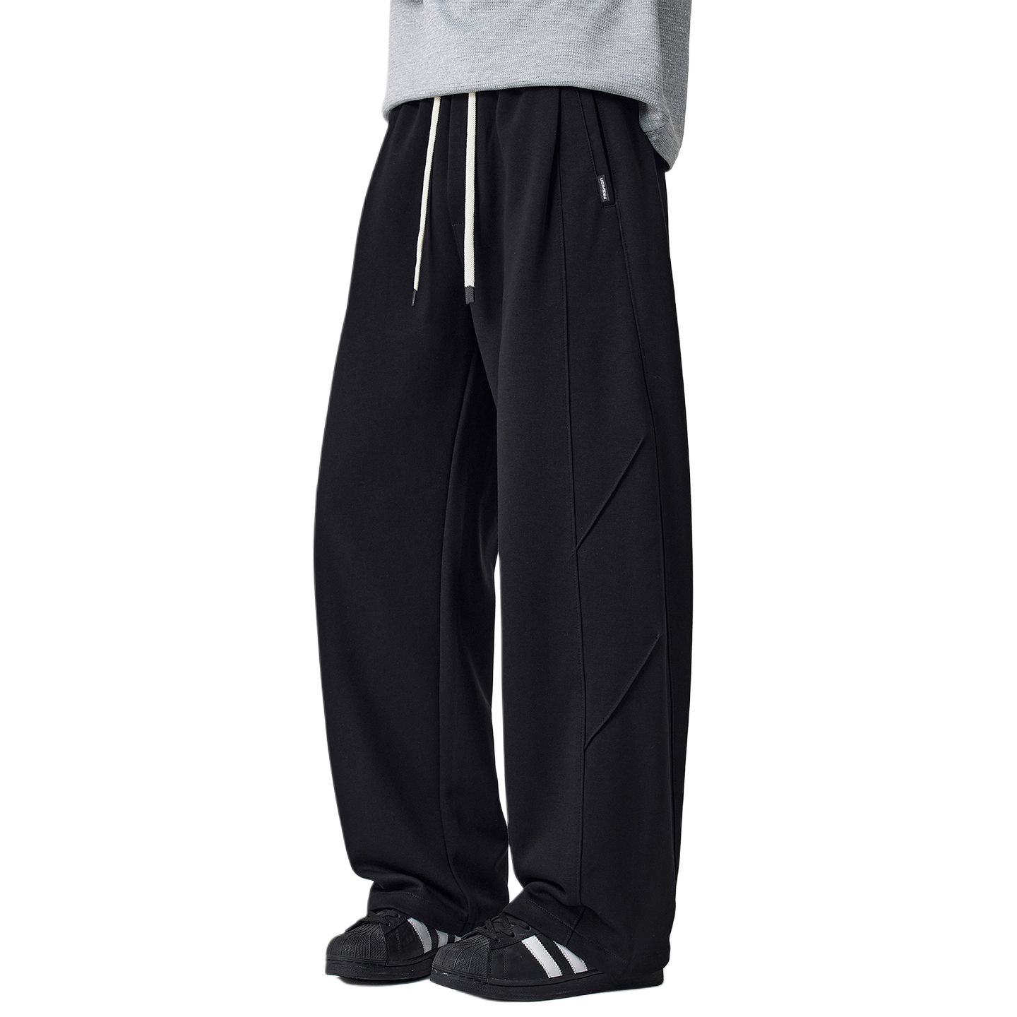 

Повседневные брюки Unisex Moderate Straight Fit Jeep, черный