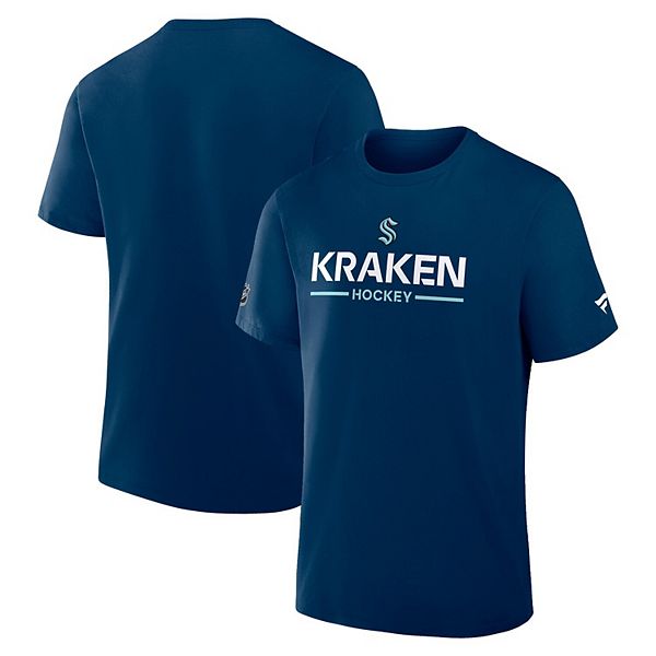 

Футболка Seattle Kraken мужская deep sea blue Fanatics