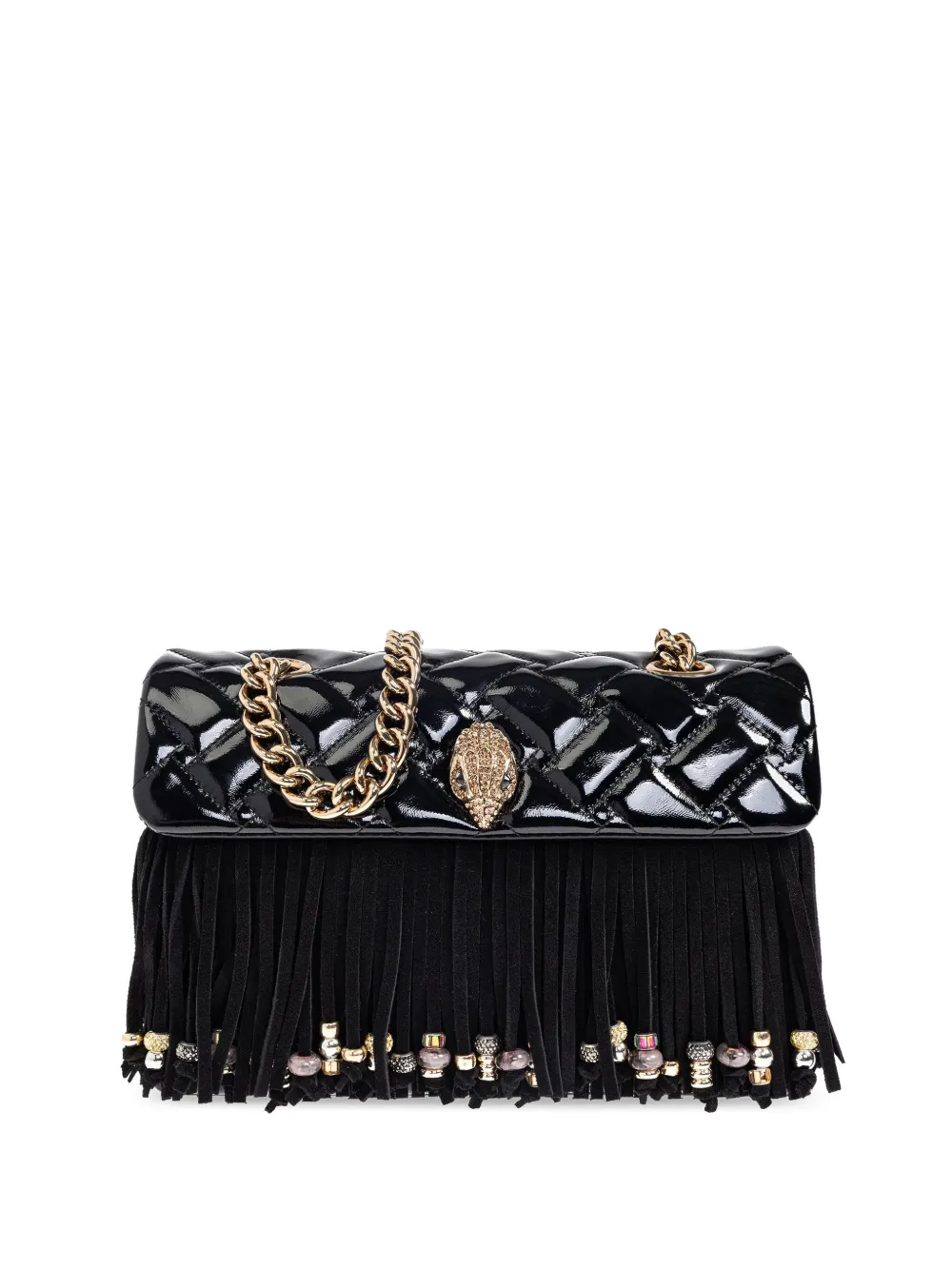 

Маленькая сумка через плечо Kensington Fringe Kurt Geiger London, черный