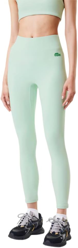 

Lacoste x Bandier женские ребристые леггинсы, Green