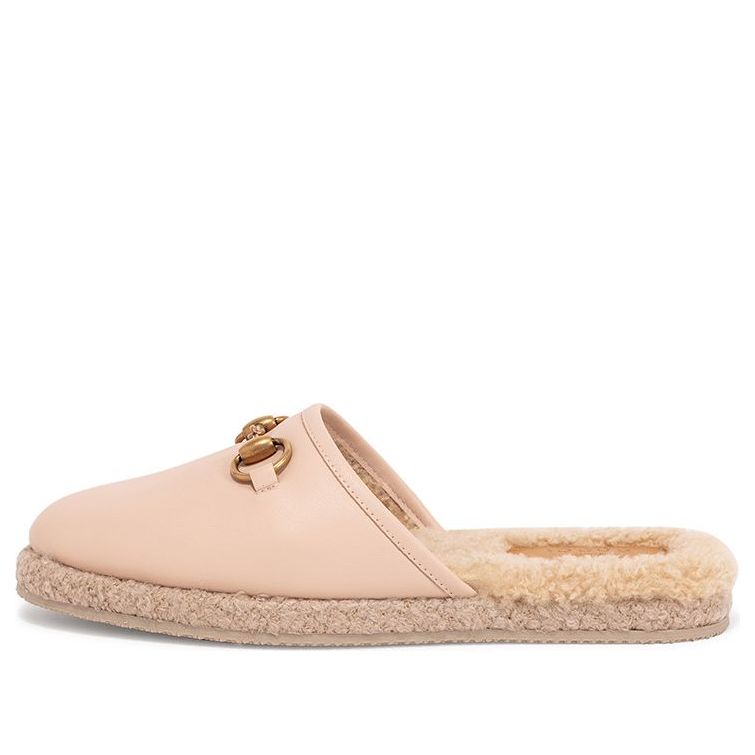 Кроссовки (WMNS) Gucci Horsebit Leather Slip On 'Skin Rose'