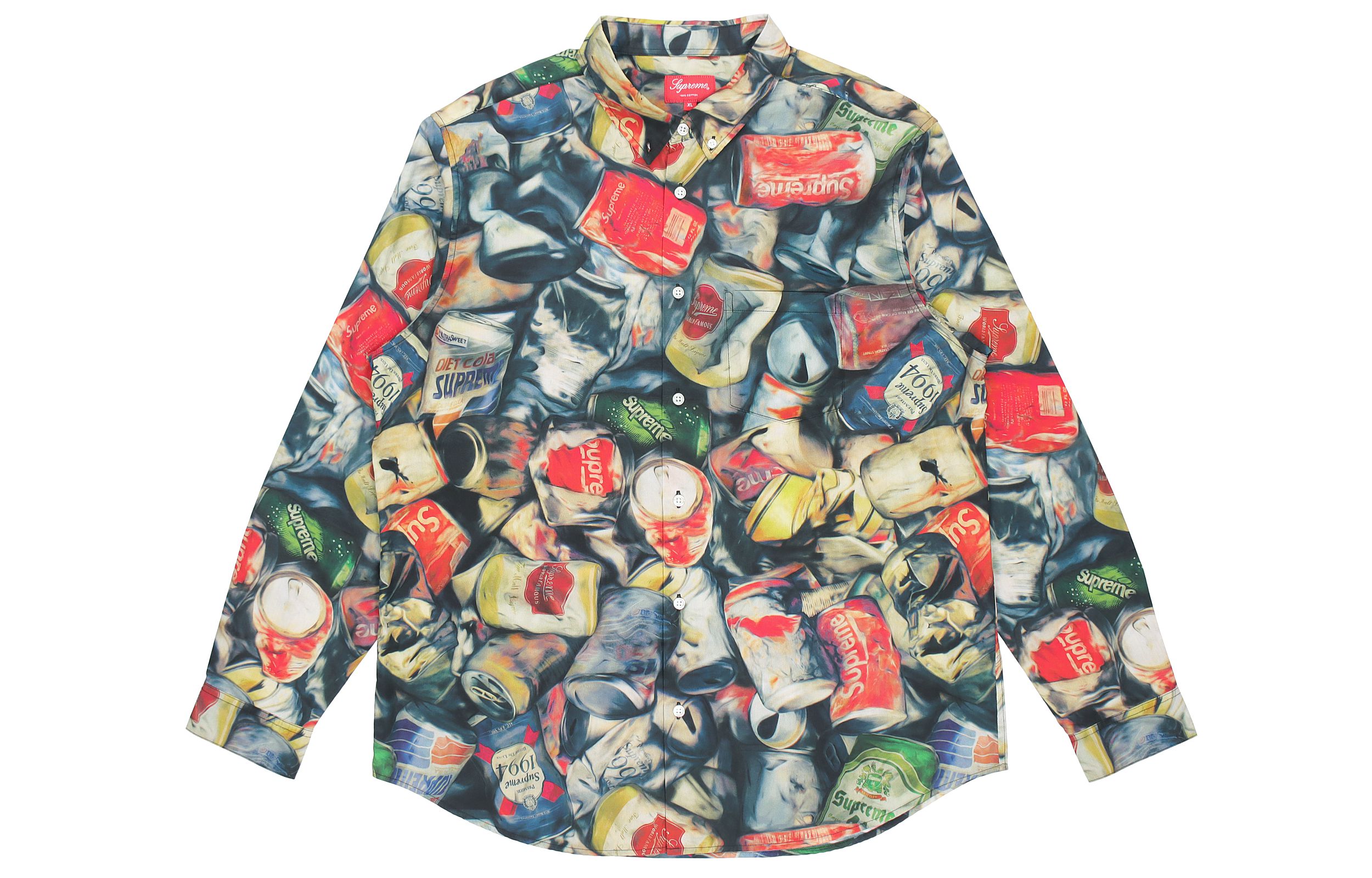 

SS21 Рубашка унисекс многоцветная Supreme, цвет Multicolor