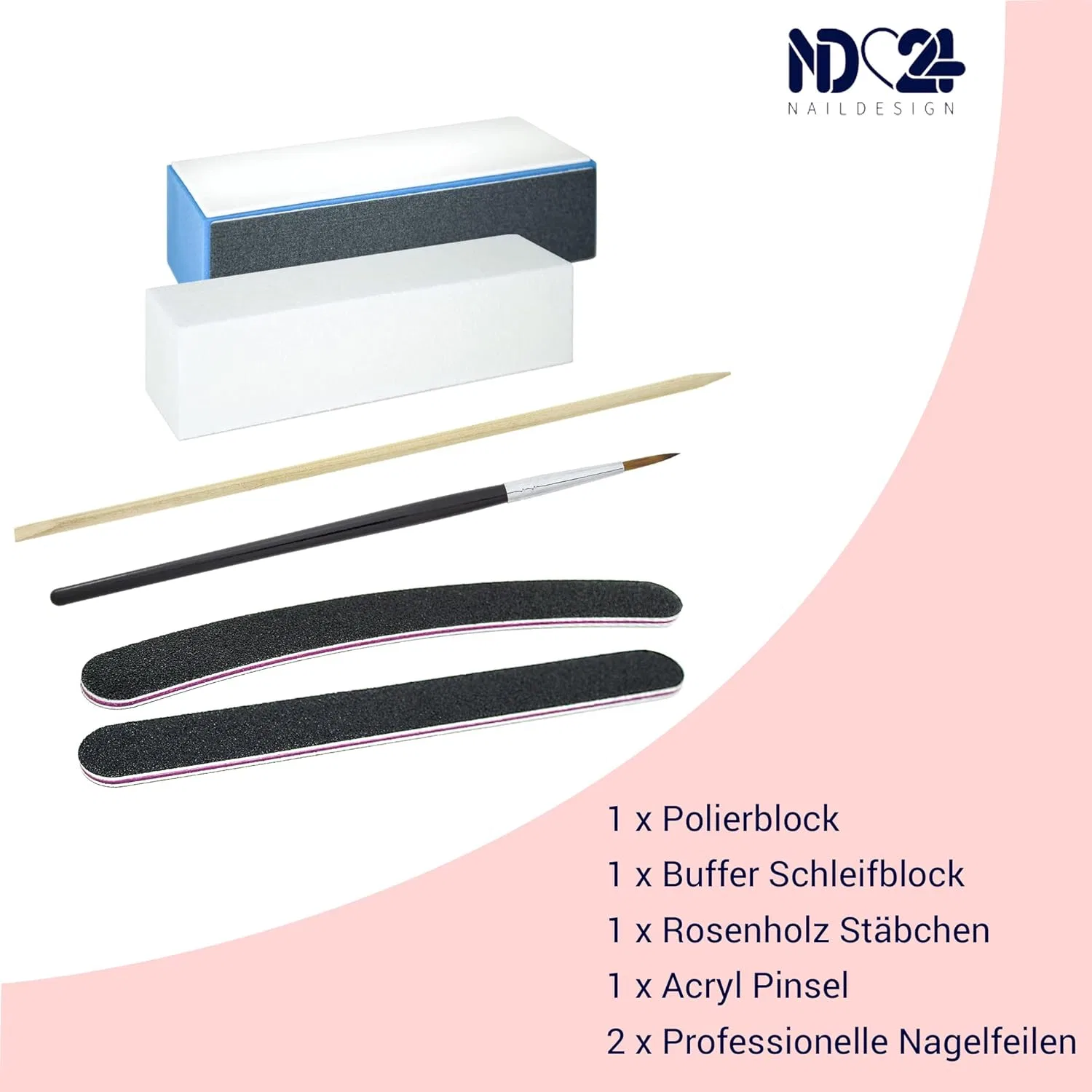Стартовый набор для акрилового маникюра Nail Studio с лампой Nd24 Naildesign — фото 3