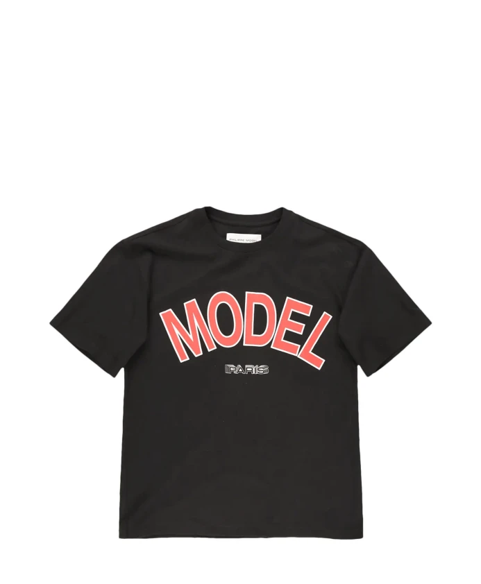 

Футболка из джерси с водным принтом Philippe Model, черный