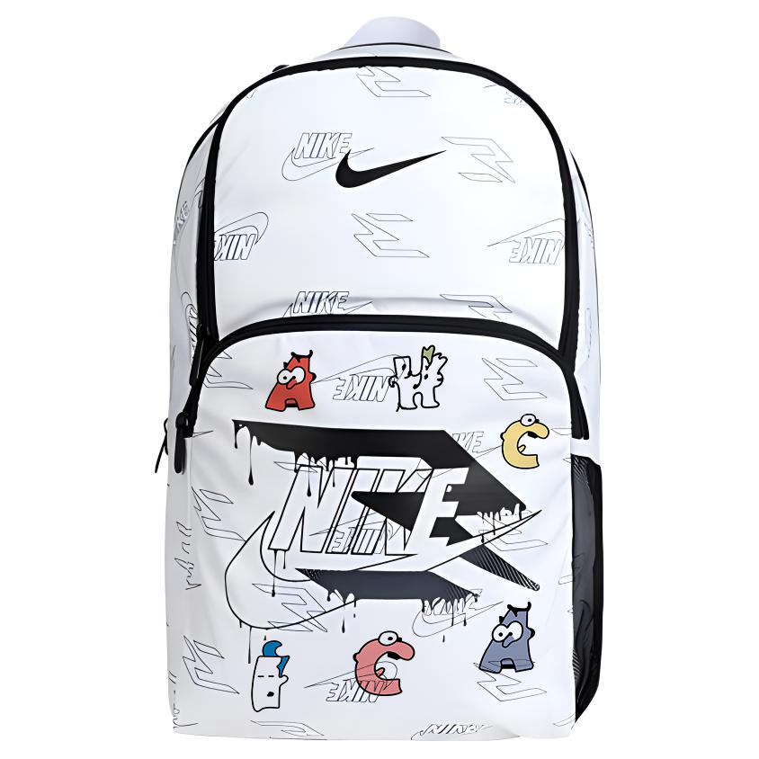 

Полиэстеровый рюкзак унисекс белый Nike, Cartoon Letter