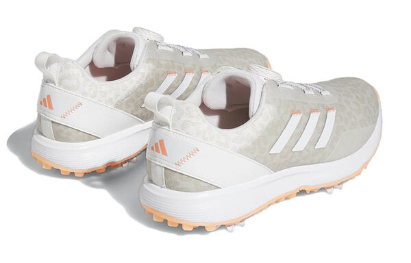 Кроссовки (WMNS) Adidas S2G Boa Spiked Golf Shoes 'Cloud White Coral Fusion', белый — фото 4