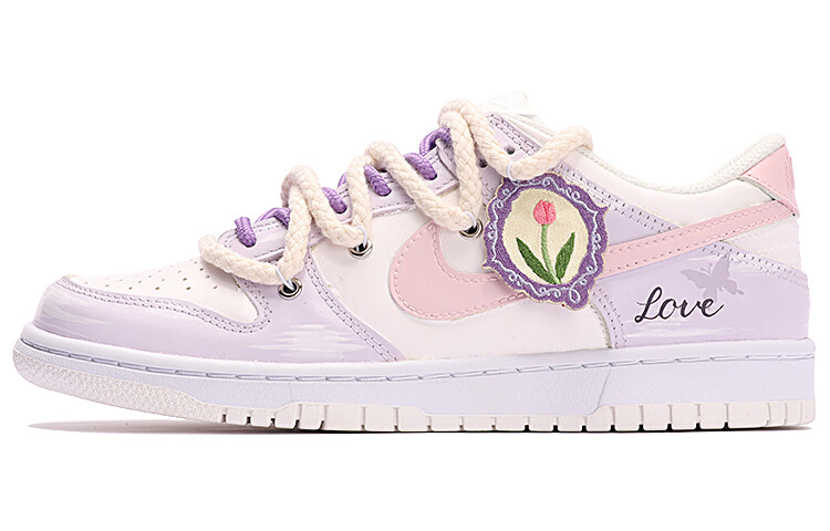 

Женские кроссовки для скейтбординга Nike Dunk, Lilac Purple/White