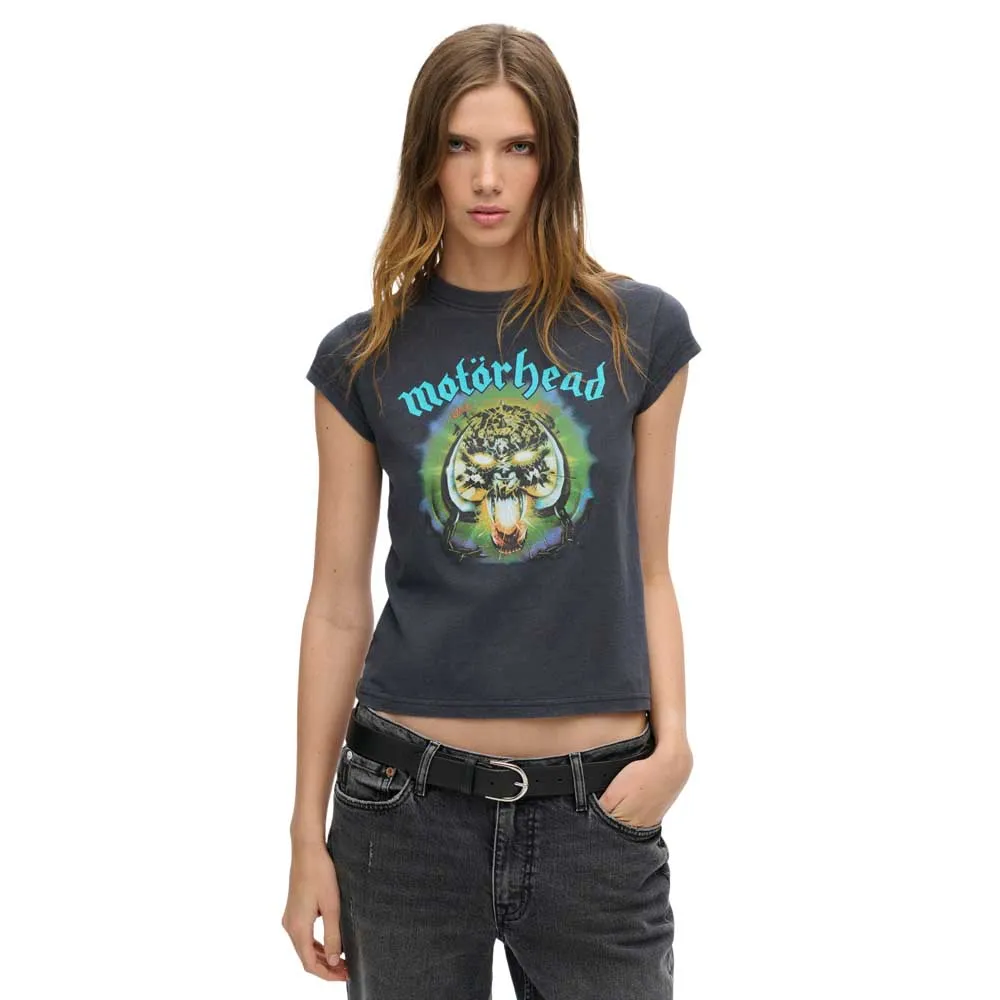 

Футболка с коротким рукавом Superdry Motorhead Cap Band, черный