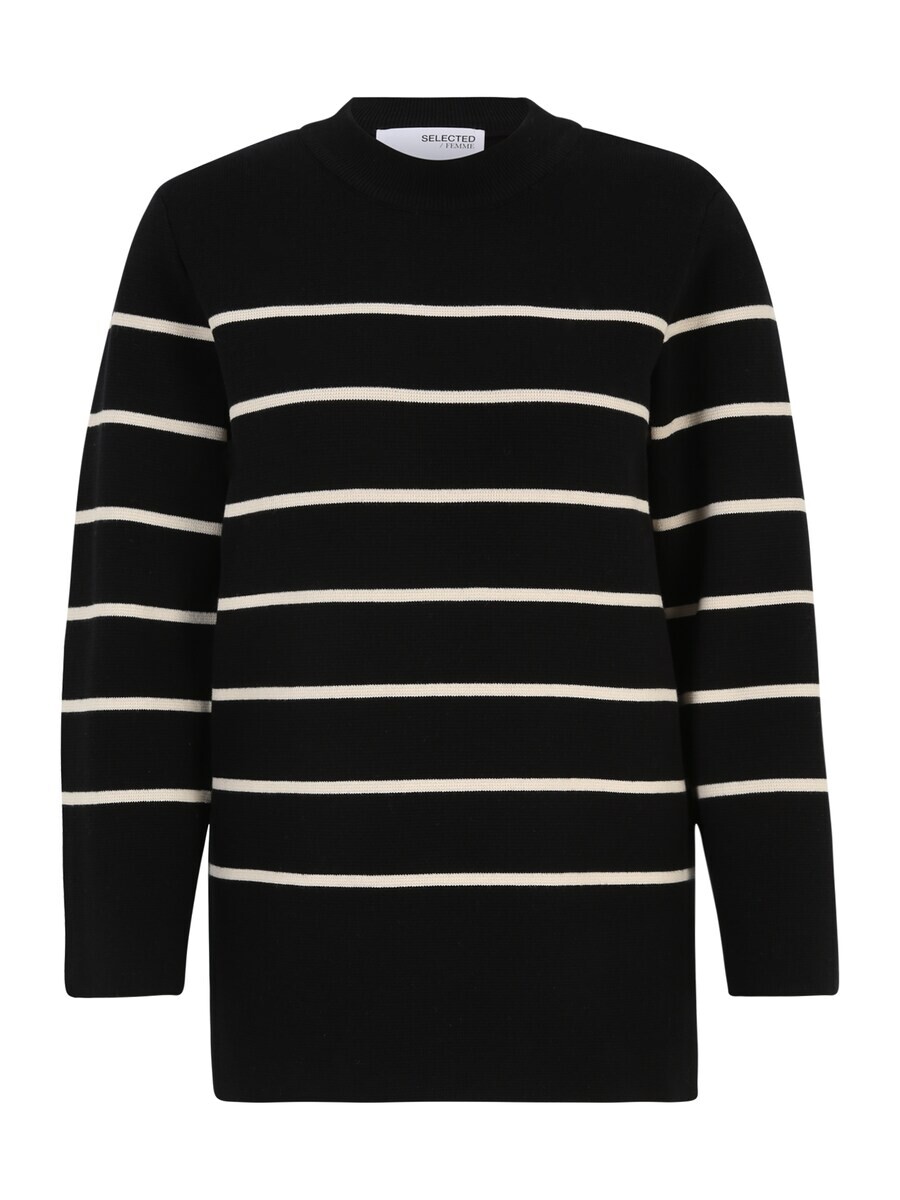 

Тонкий вязаный свитер Selected Femme Tall Sweater, черный