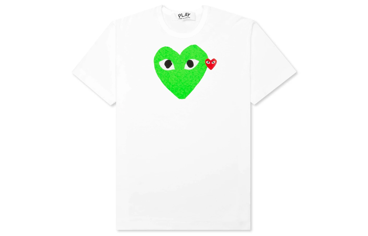 

CDG Play Футболка Comme Des Garcons Play с красной эмблемой в виде сердца, Красный, CDG Play Футболка Comme Des Garcons Play с красной эмблемой в виде сердца