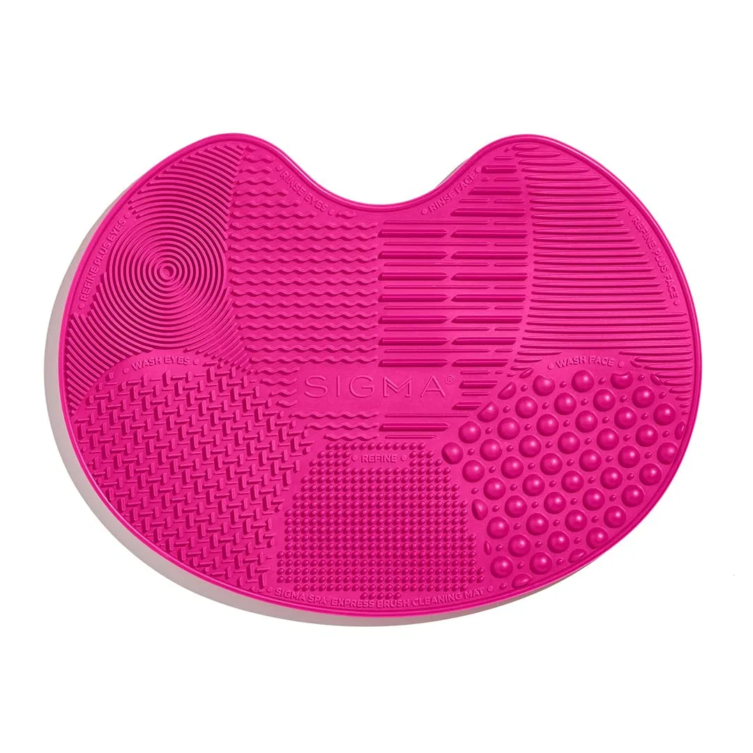 Коврик для чистки кистей для макияжа «Spa Express Brush Cleaning Mat» от Sigma Beauty Sigma Beauty, Pink