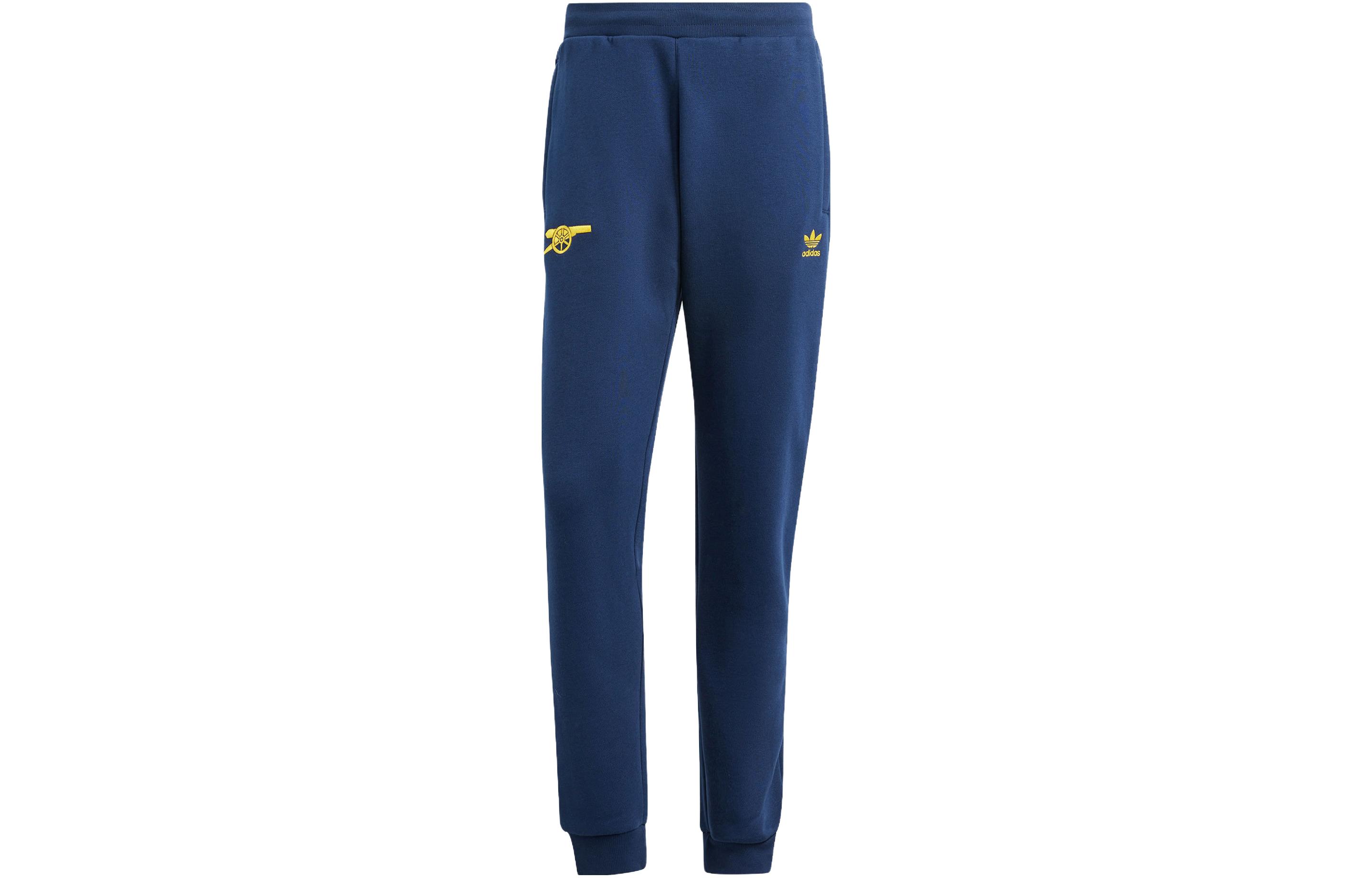 

Adidas Originals Мужские трикотажные спортивные штаны, цвет Collegiate Navy/Tribe Yellow