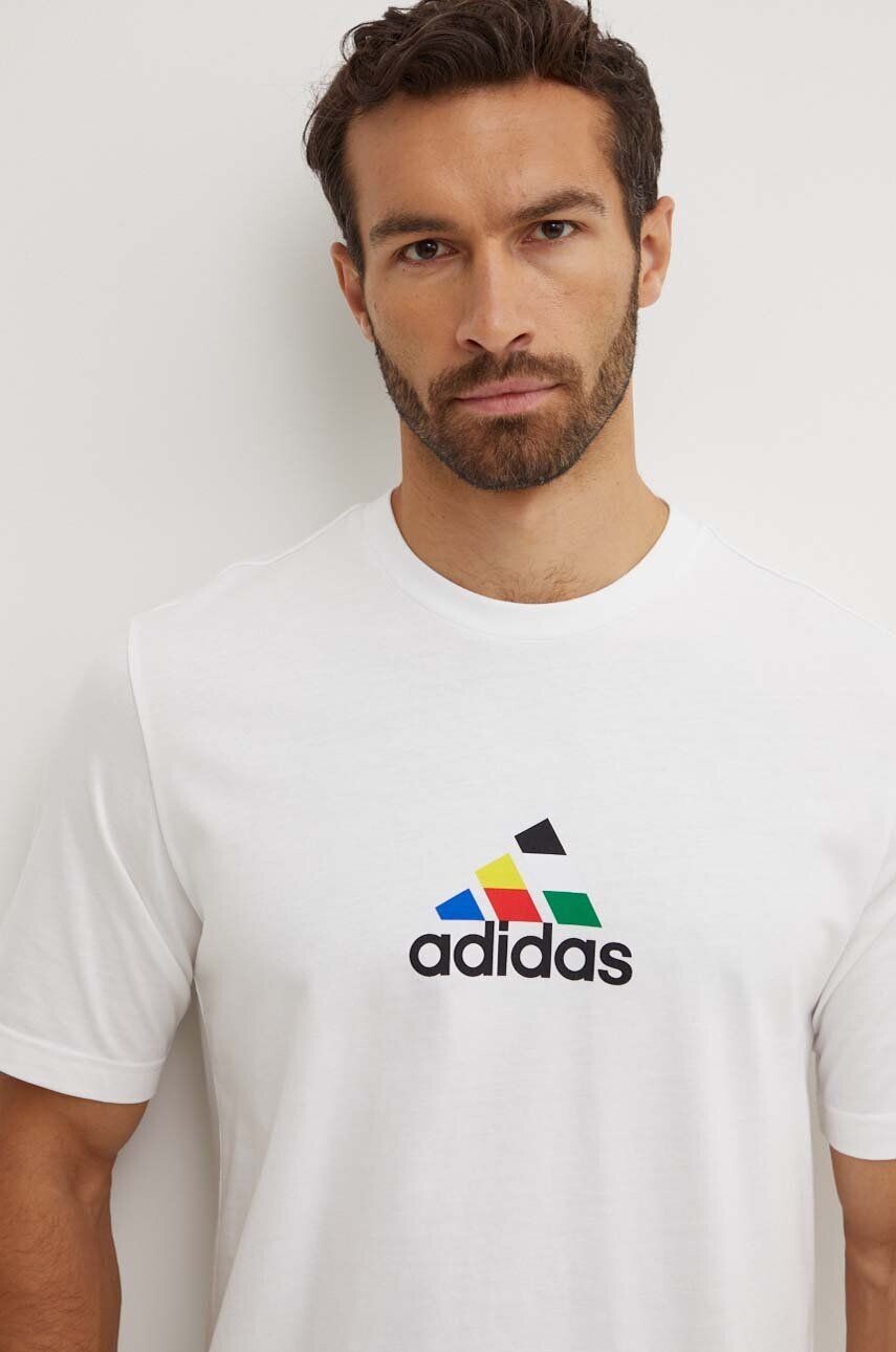 

Футболка Tiro из хлопка adidas, белый