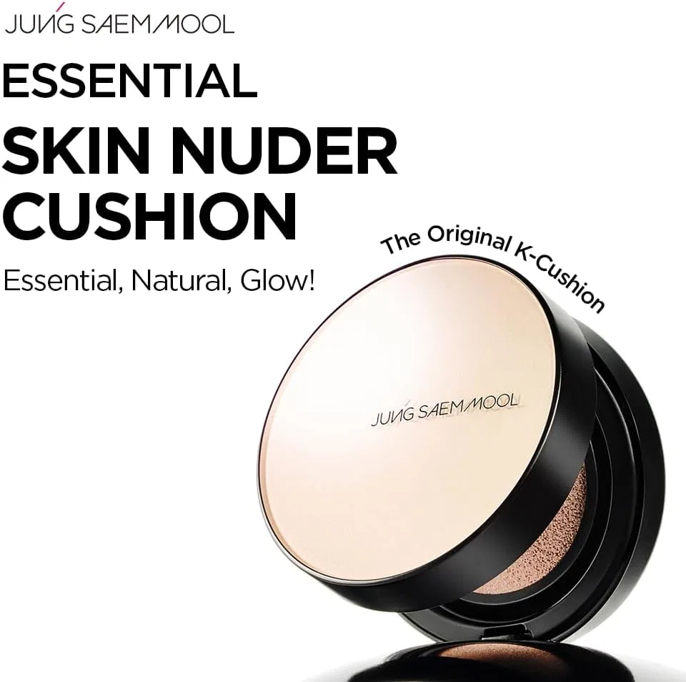 Тональная основа-кушон Jung Saem Mool Essential Skin Nuder Cushion Foundation, Medium — фото 2