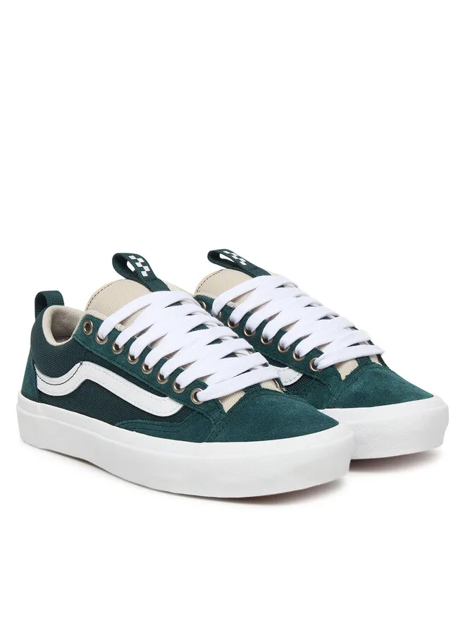 Vans Skate Old Skool 36 + VN000D5REKD1 Зеленые тканевые кроссовки — фото 2