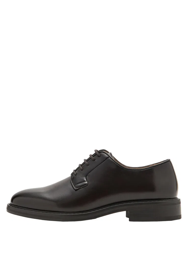 Туфли мужские классические, модель Blucher Suit Shoes Mango Man, коричневый