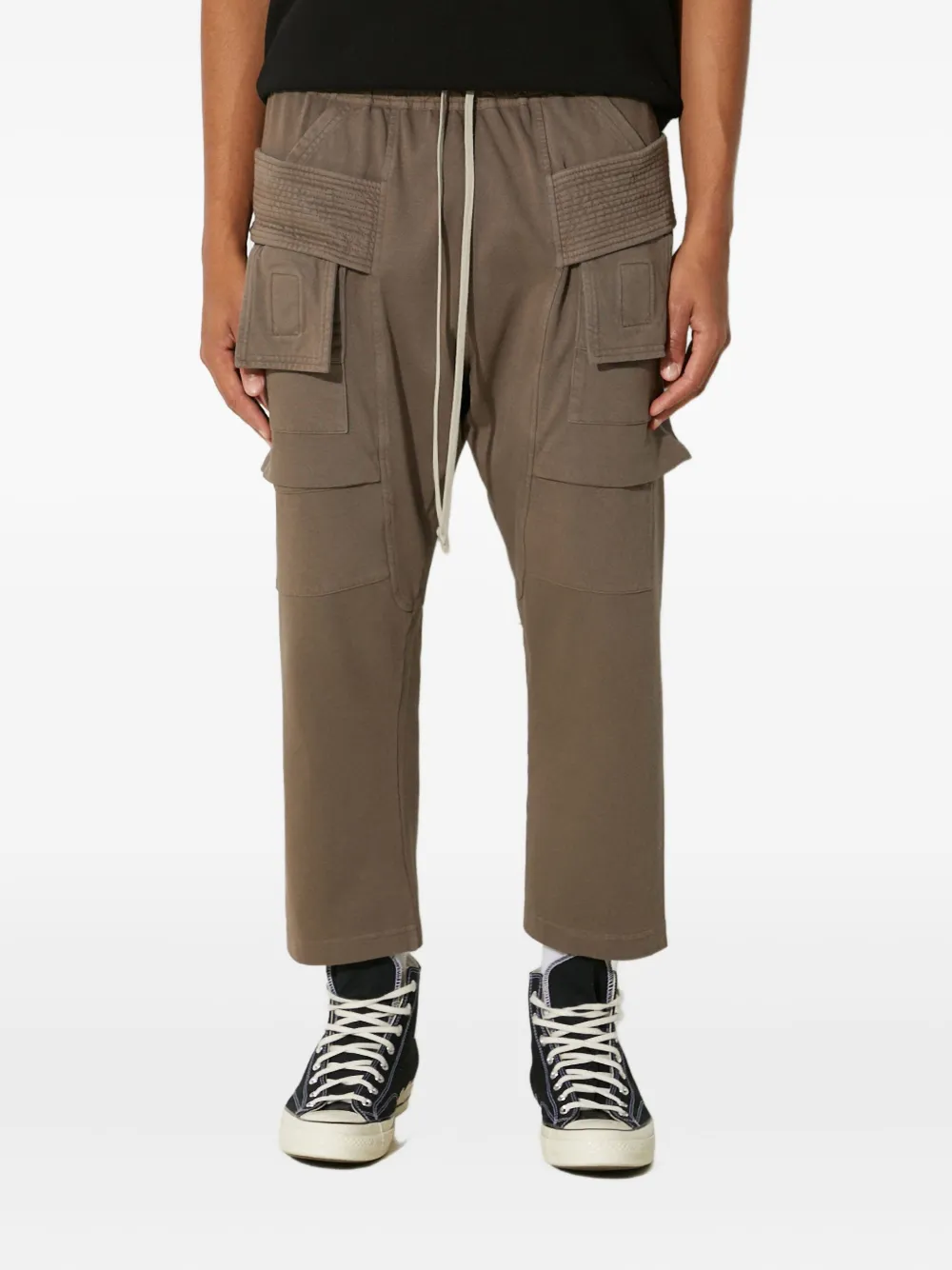 

Брюки карго с кулиской Rick Owens DRKSHDW, коричневый