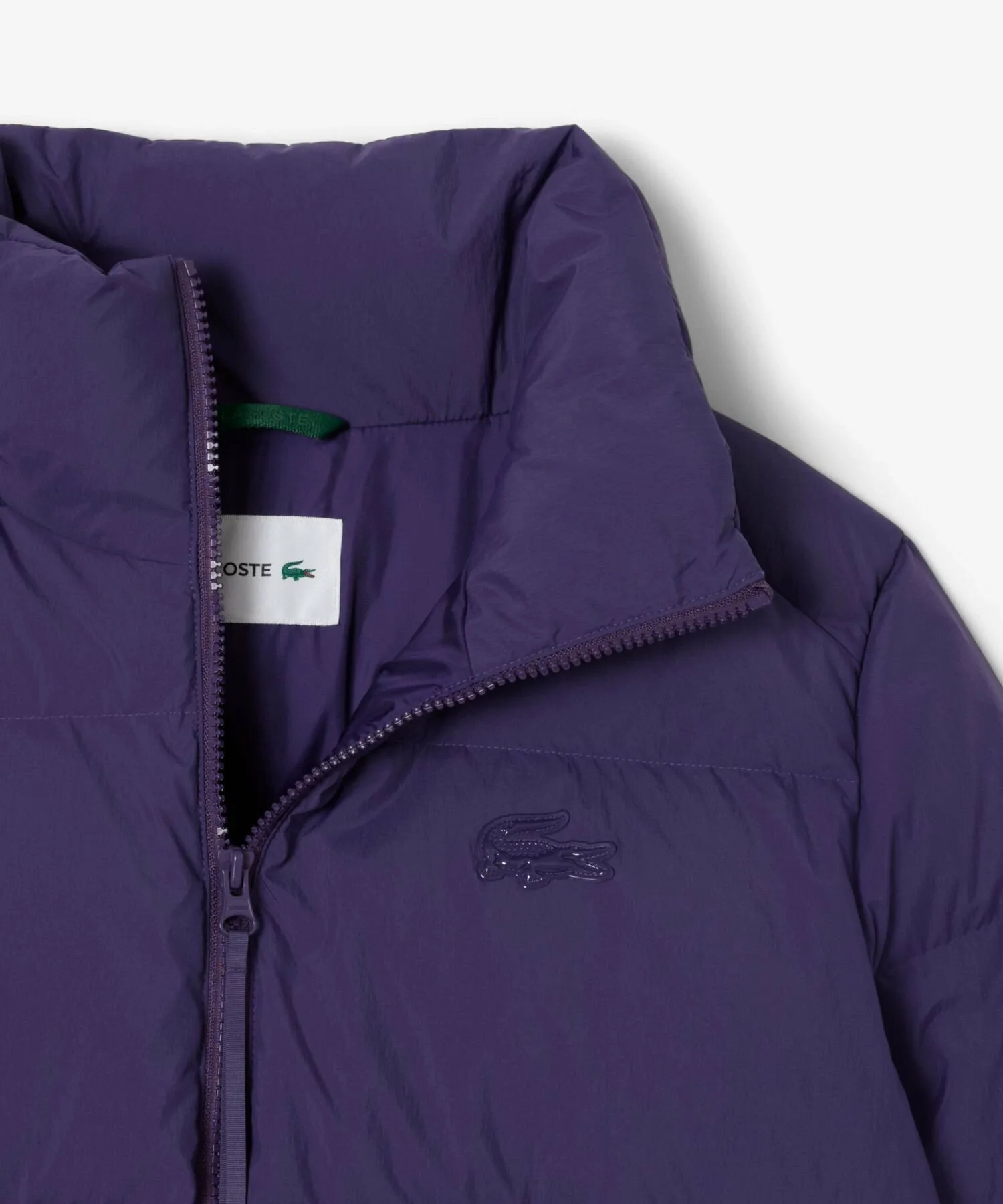 Куртка LACOSTE нейлоновая короткая с капюшоном, Dark blue — фото 3