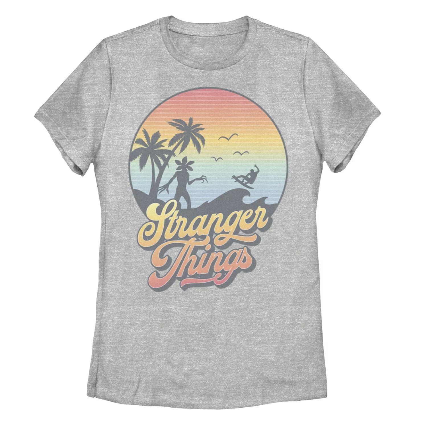 

Детская футболка Stranger Things Palms Surf Wave с графическим рисунком Licensed Character