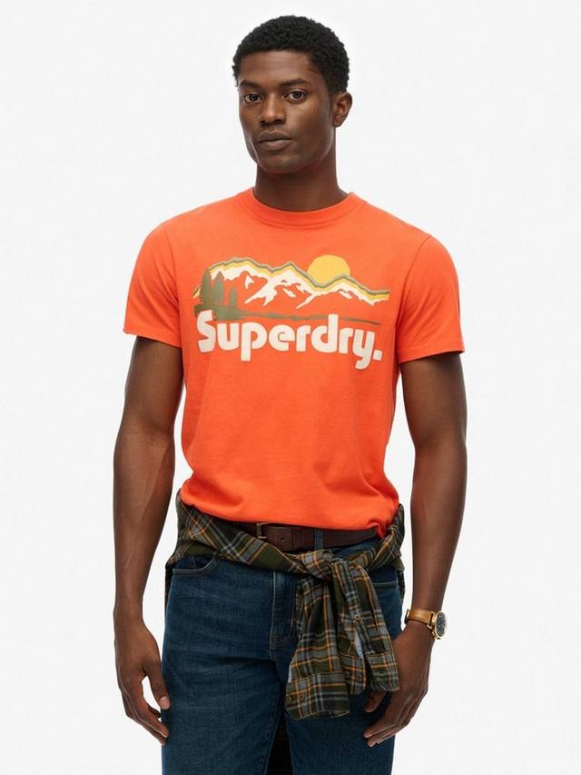 

Футболка из хлопка с принтом Great Outdoors Superdry