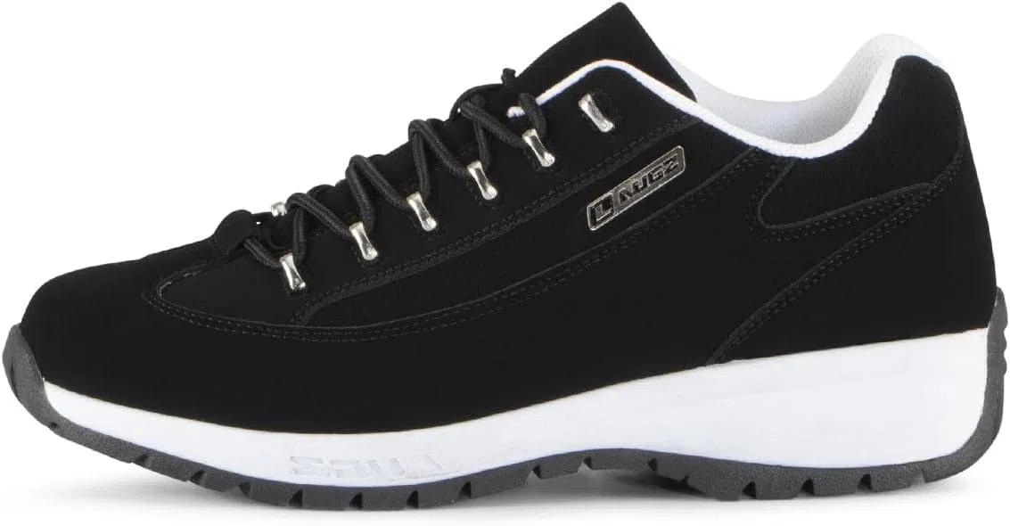 Мужские низкие модные кроссовки Lugz Express Classic, Black White