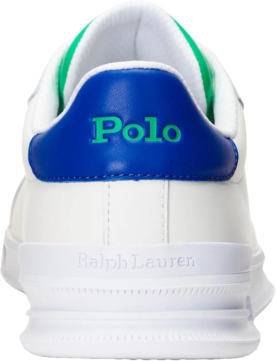 Кеды Ralph Lauren Keaton-Pony, бело-зелено-синие — фото 2