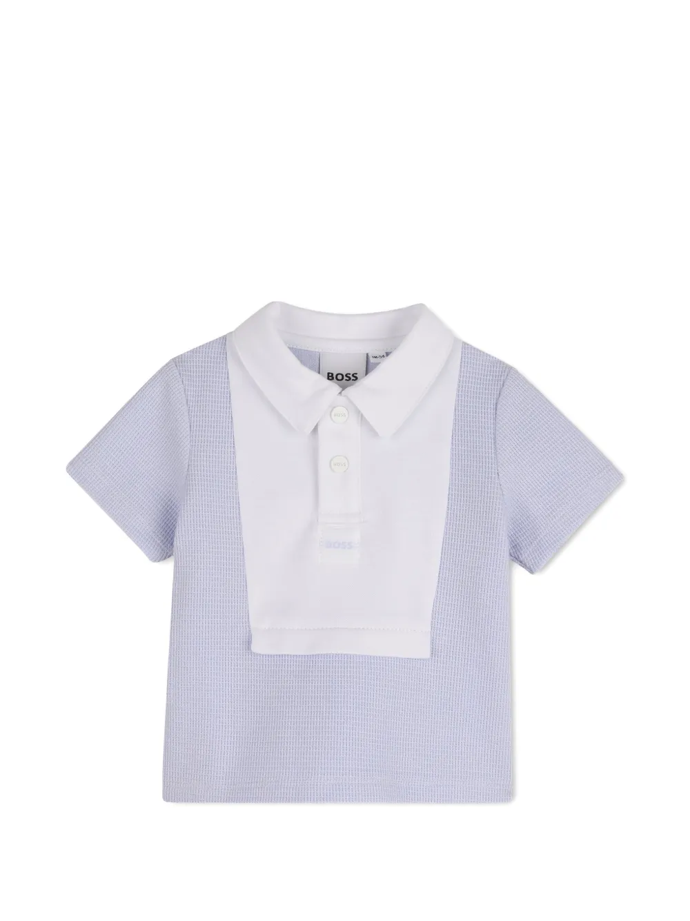 Комплект из рубашки и шортов Boss Kidswear, синий — фото 3