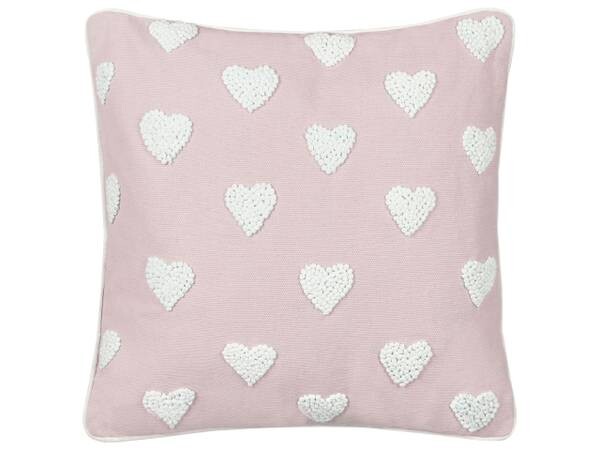 

Декоративная подушка Beliani GAZANIA, 45x45x45 см цвет pink/weiß