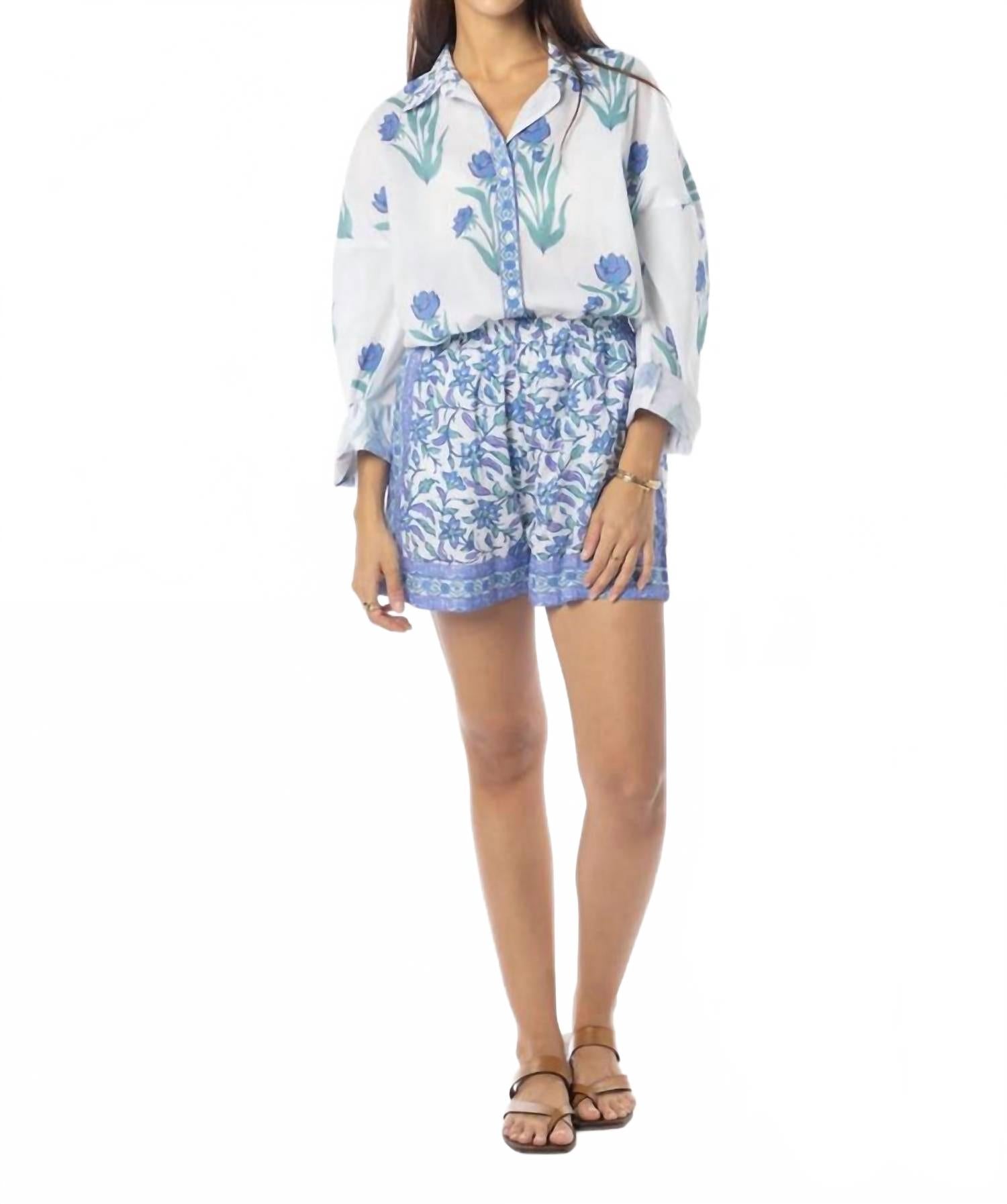 

Шорты Robi в цвете пурпурный жасмин Bindu