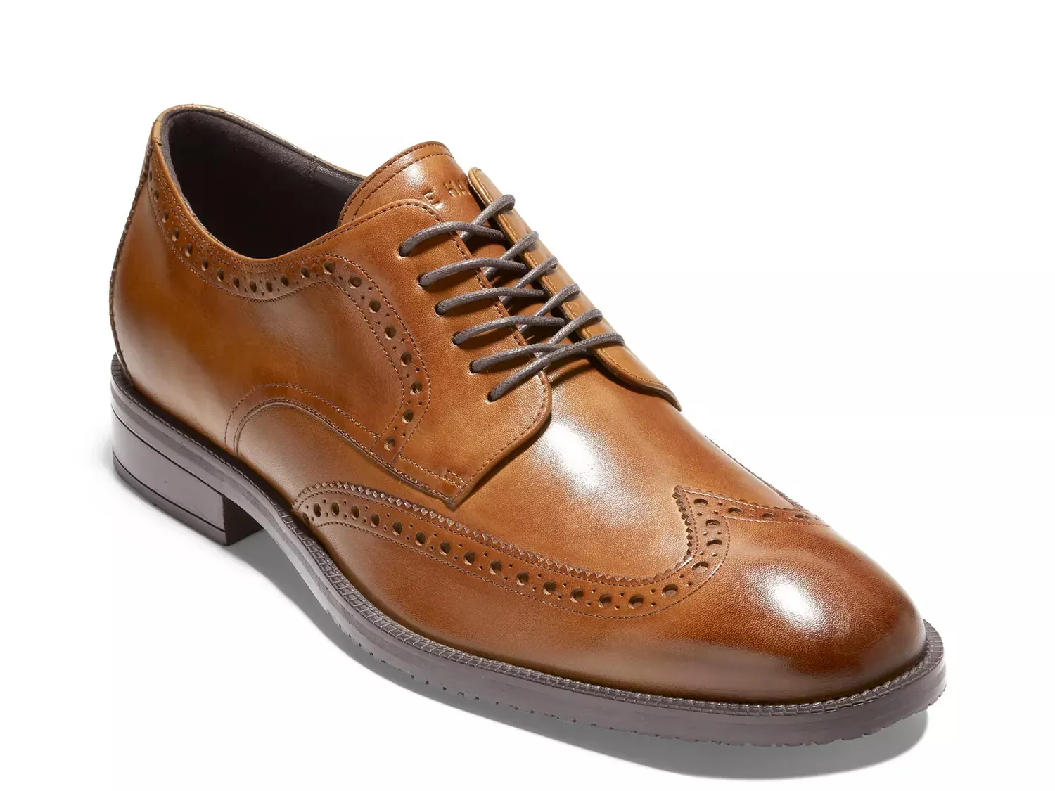 

Современные оксфорды с перфорацией Wingtip Cole Haan, Dark Brown