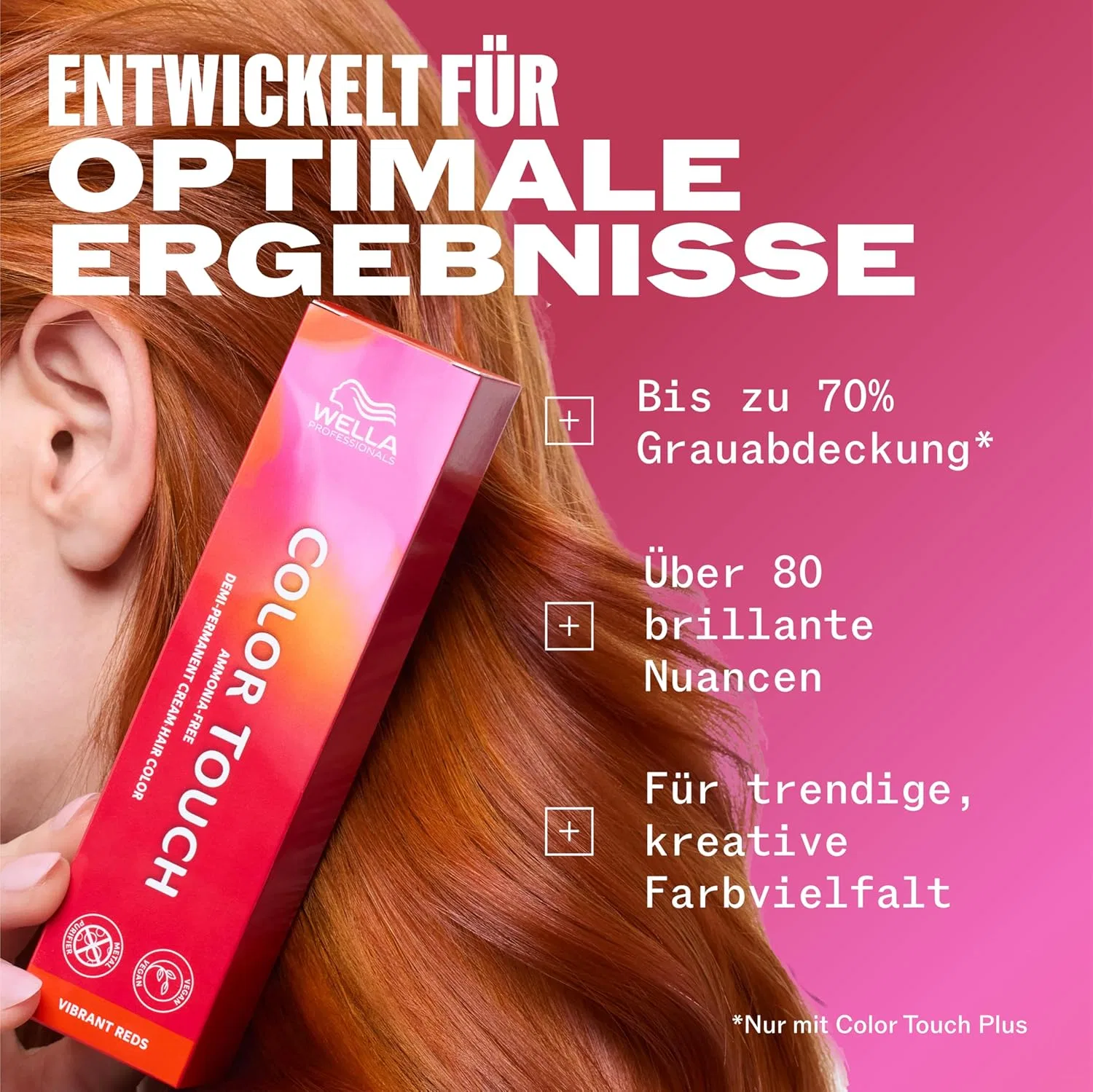 Интенсивная краска для волос «Color Touch Vibrant Reds 55/54» от Wella Professionals Wella Professionals — фото 2