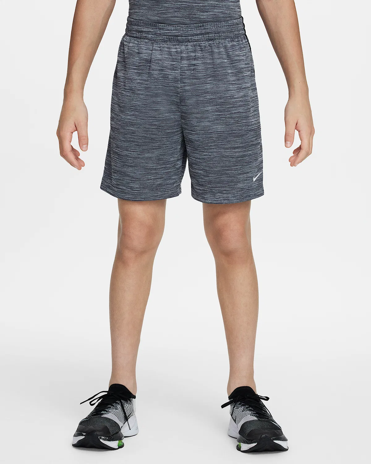 Детские шорты Nike Dri-FIT Big Kids' (Boys') Multi, Black/Light Smoke Grey/Black/White