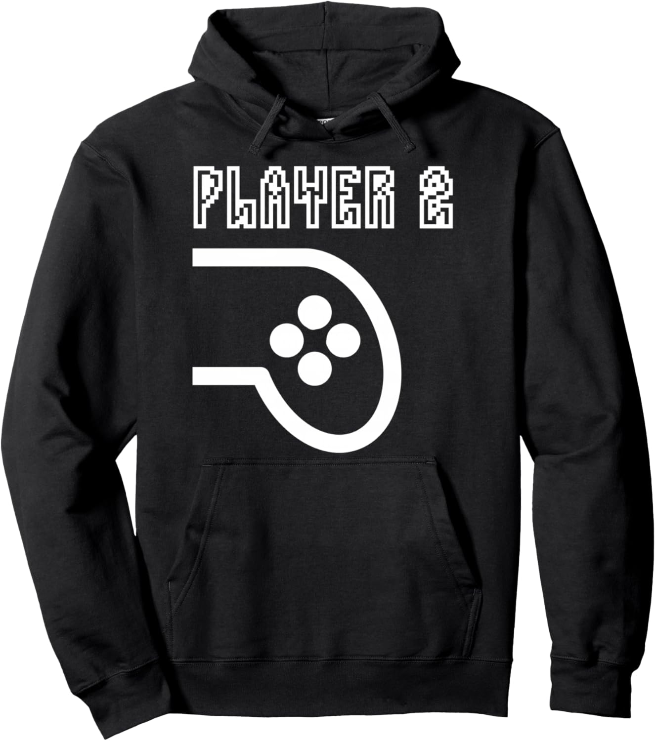 

Игровой костюм для всей семьи Player 2: толстовка для пар геймеров Merch For Gamers, черный