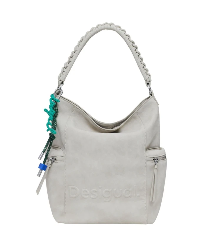 

Серая женская сумочка, осенне-зимняя коллекция Desigual, серый