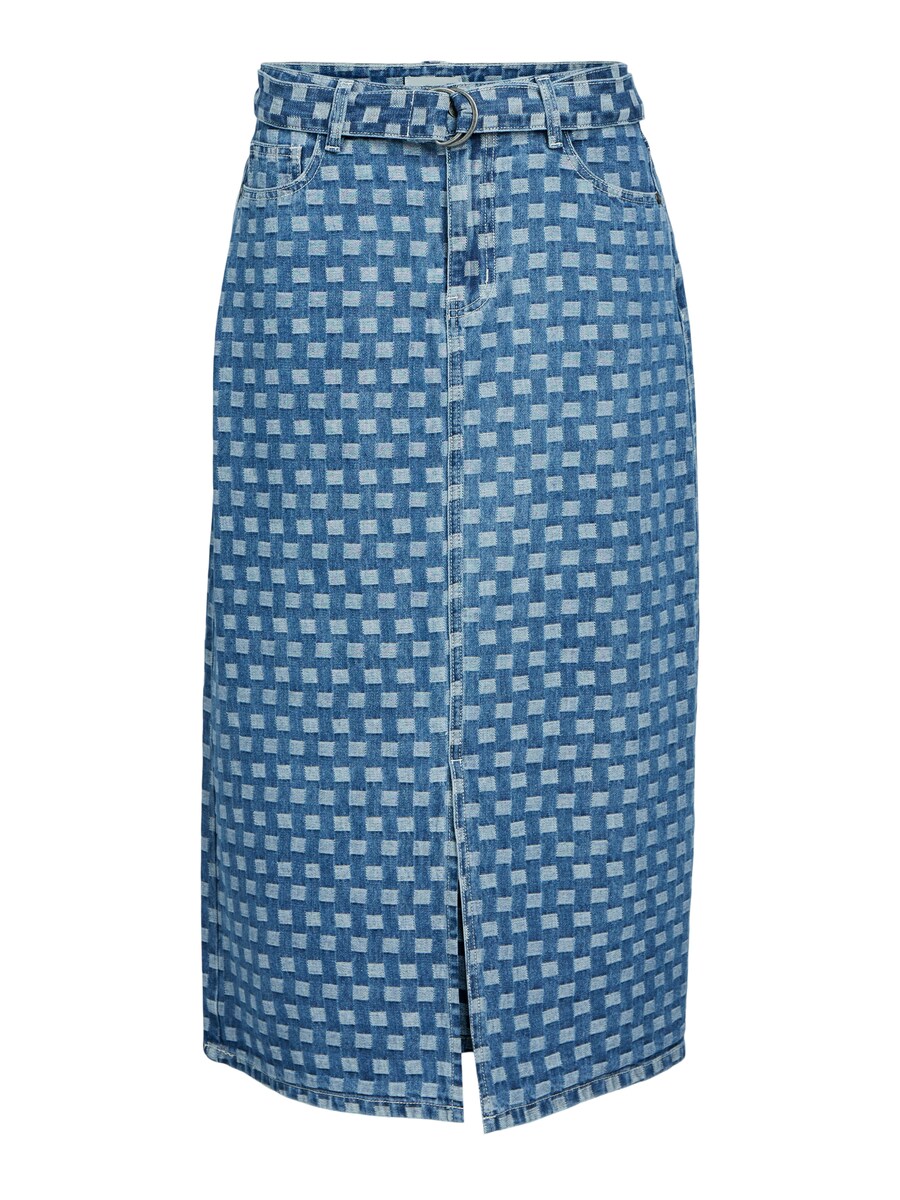 

Юбка OBJECT OBJHedda, цвет Blue denim/Light blue