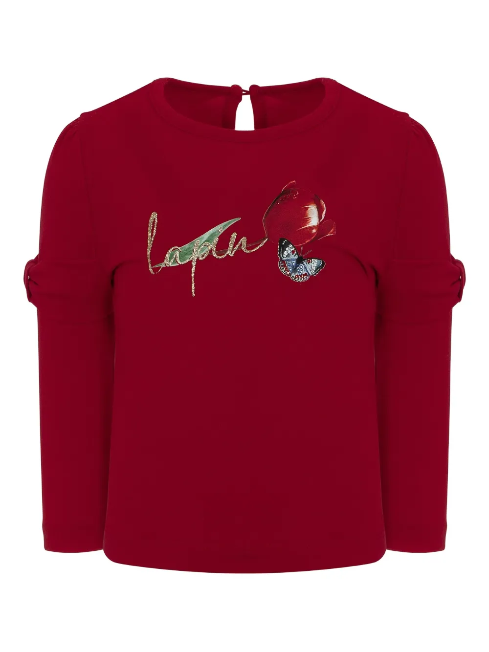 

Декорированный топ Lapin House, красный