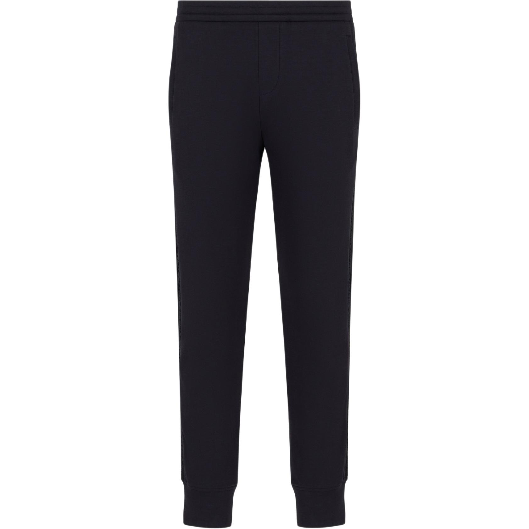 

Джоггеры из двойного джерси с лентой-логотипом EMPORIO ARMANI, синий