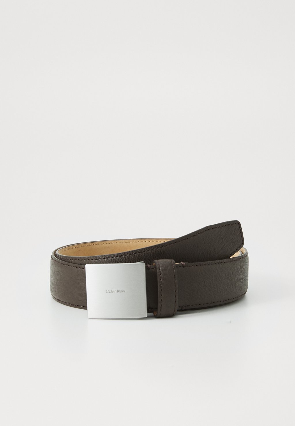 

Пояс PLAQUE BUCKLE Calvin Klein, серебряный