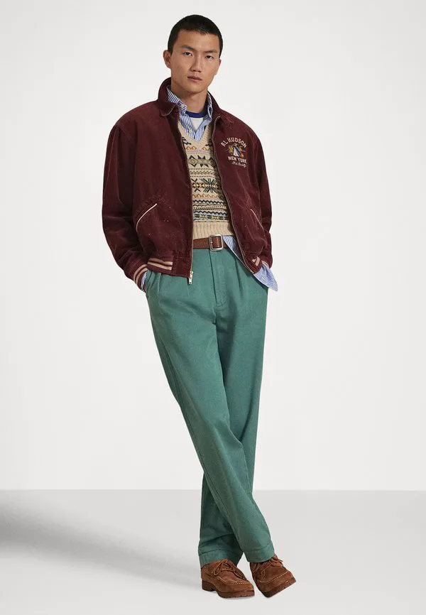 Брюки-Чиносы whitman свободного кроя со складками, унисекс. Polo Ralph Lauren, Charter Green — фото 2
